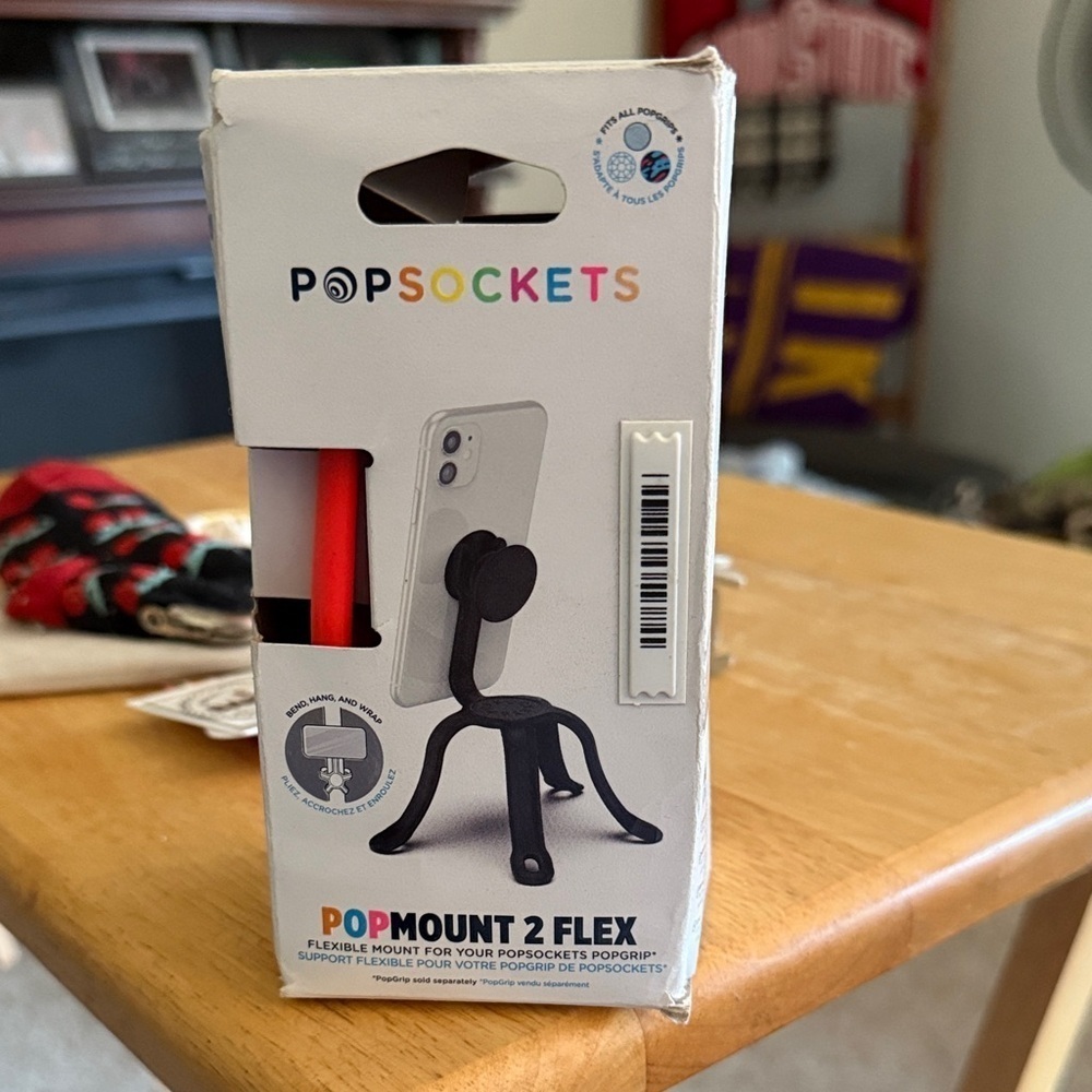 PopSocket Black Phone Mount and Grip - Picture 2 of 6